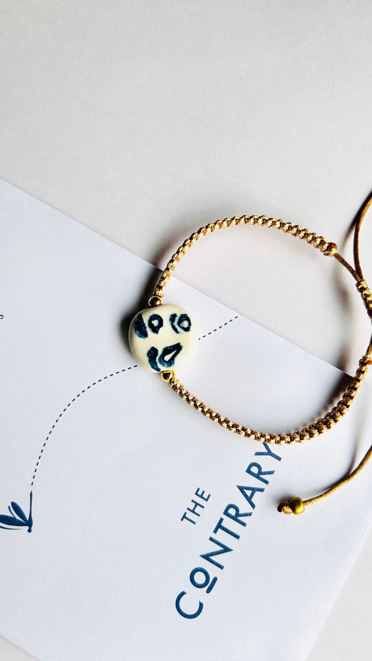 Pulseras cerámicas nudo plano