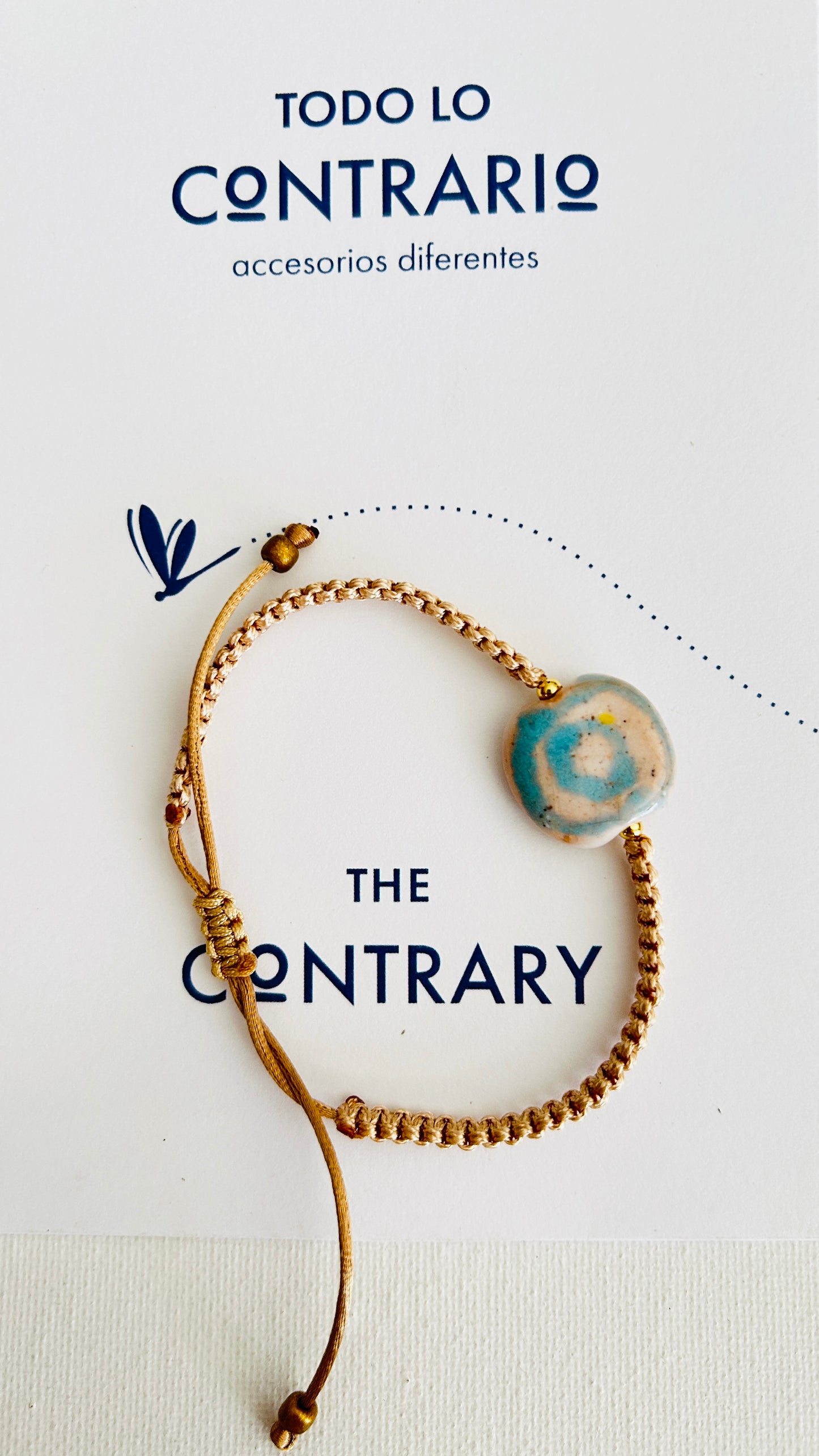 Pulseras cerámicas nudo plano