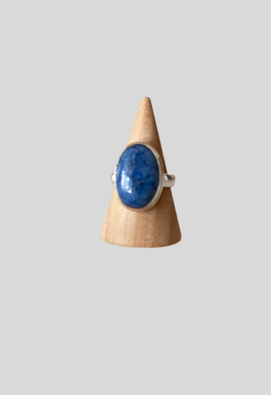 Anillo Oval Sodalita