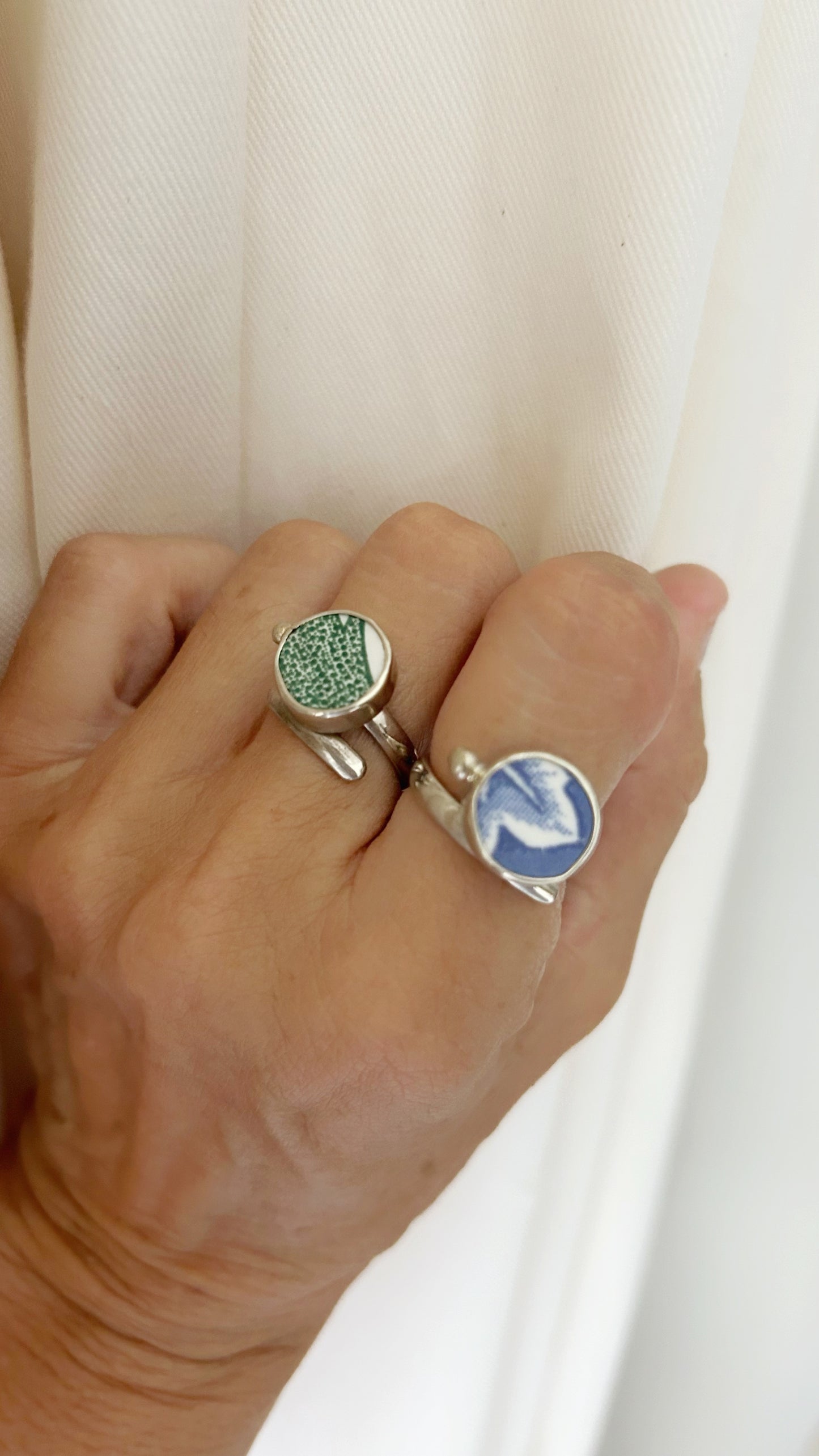 Anillos Inglesa +alpaca