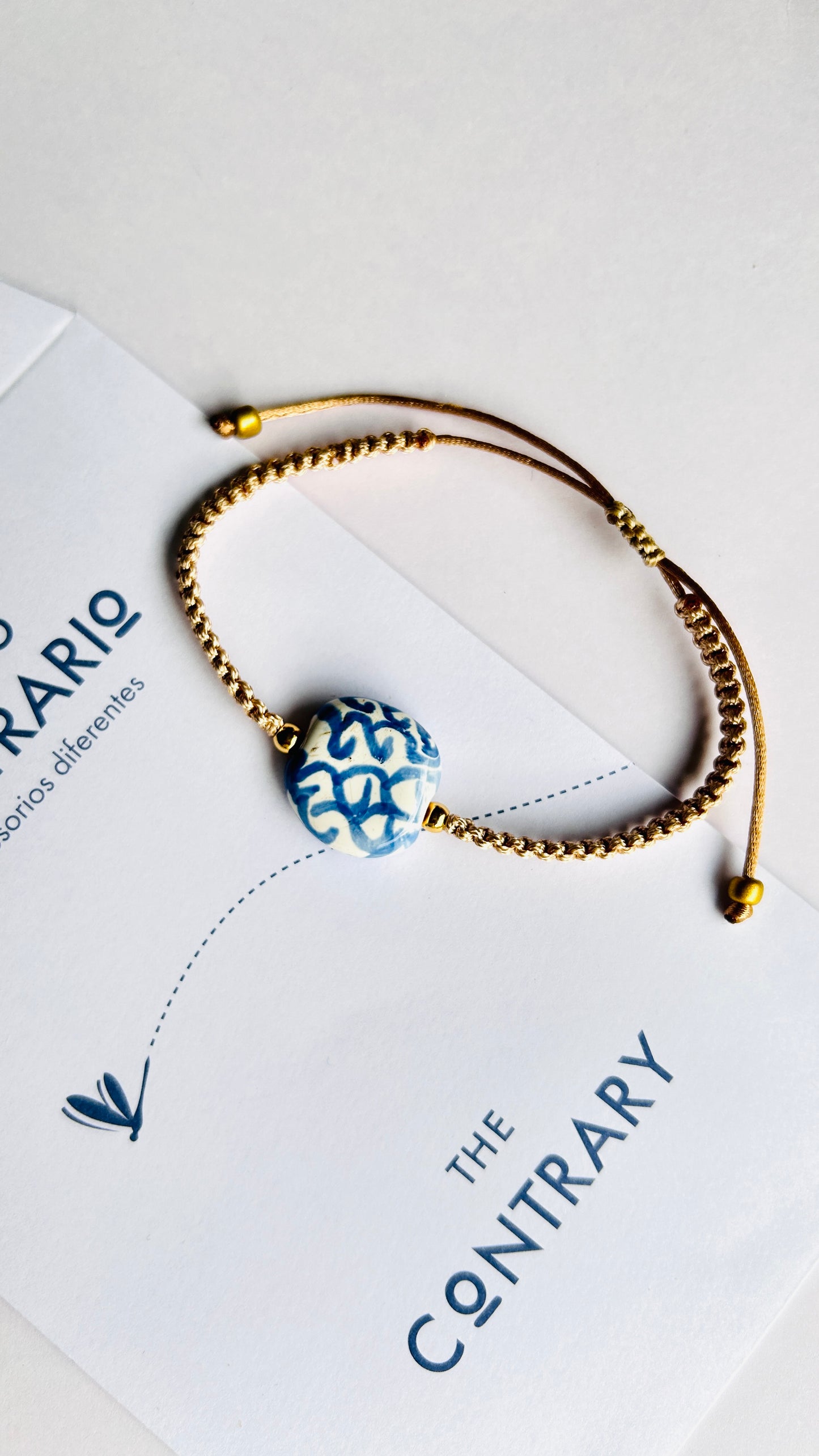 Pulseras cerámicas nudo plano