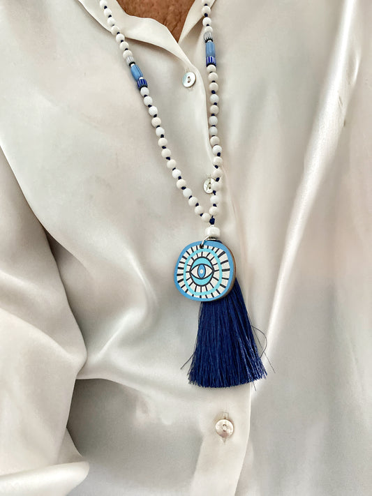 Collar ojo  Griego