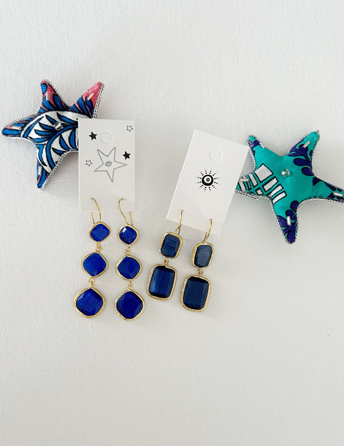 Aretes Dorados Candelabro largos