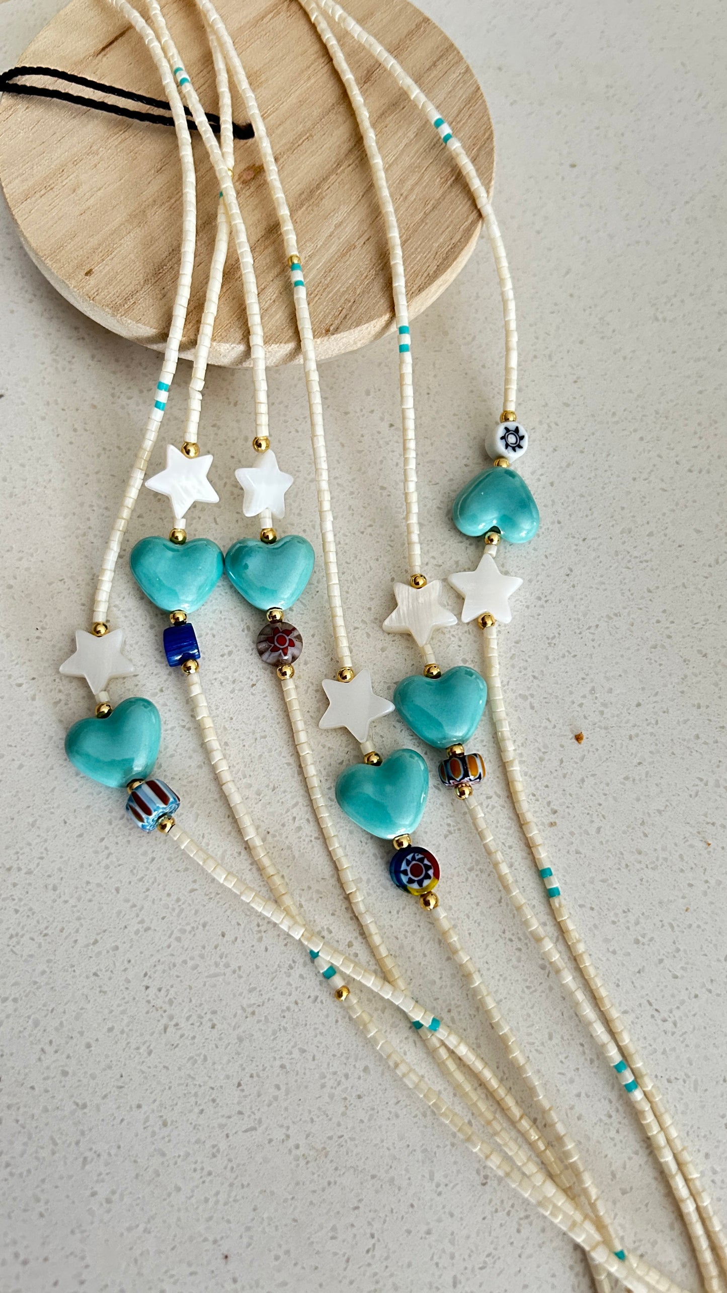 Gargantilla Corazón Aqua