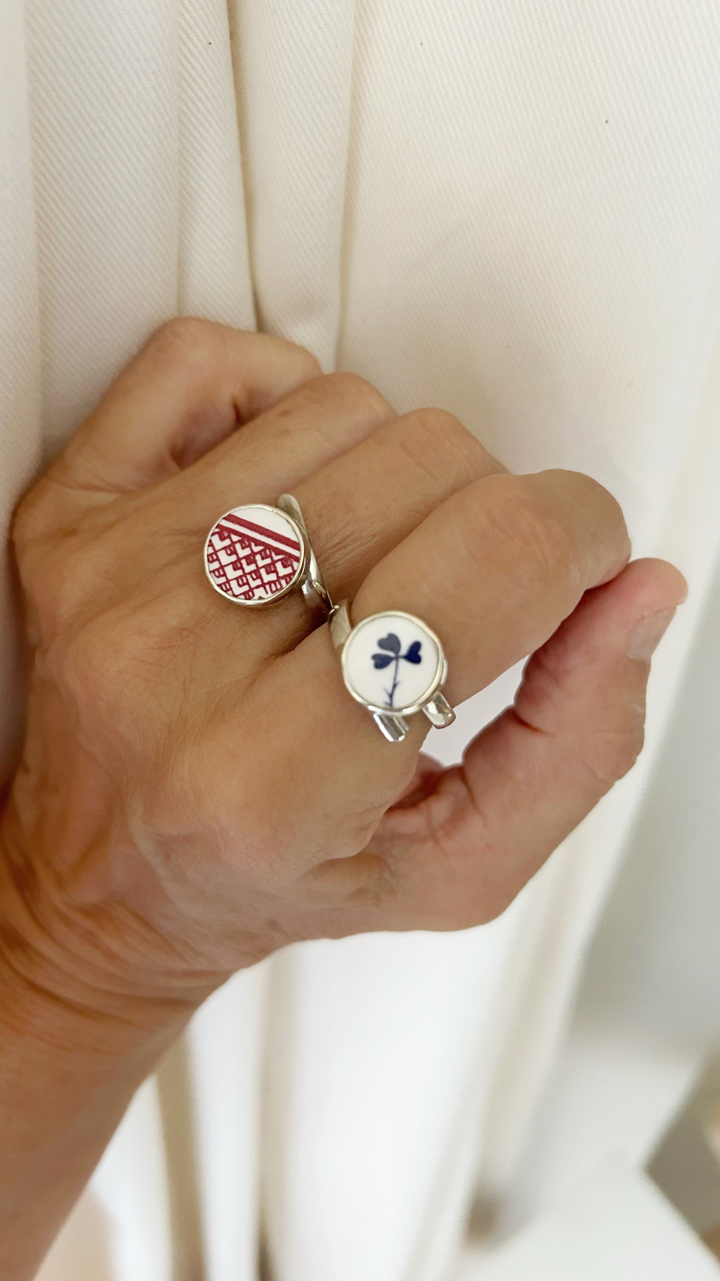 Anillos Inglesa +alpaca