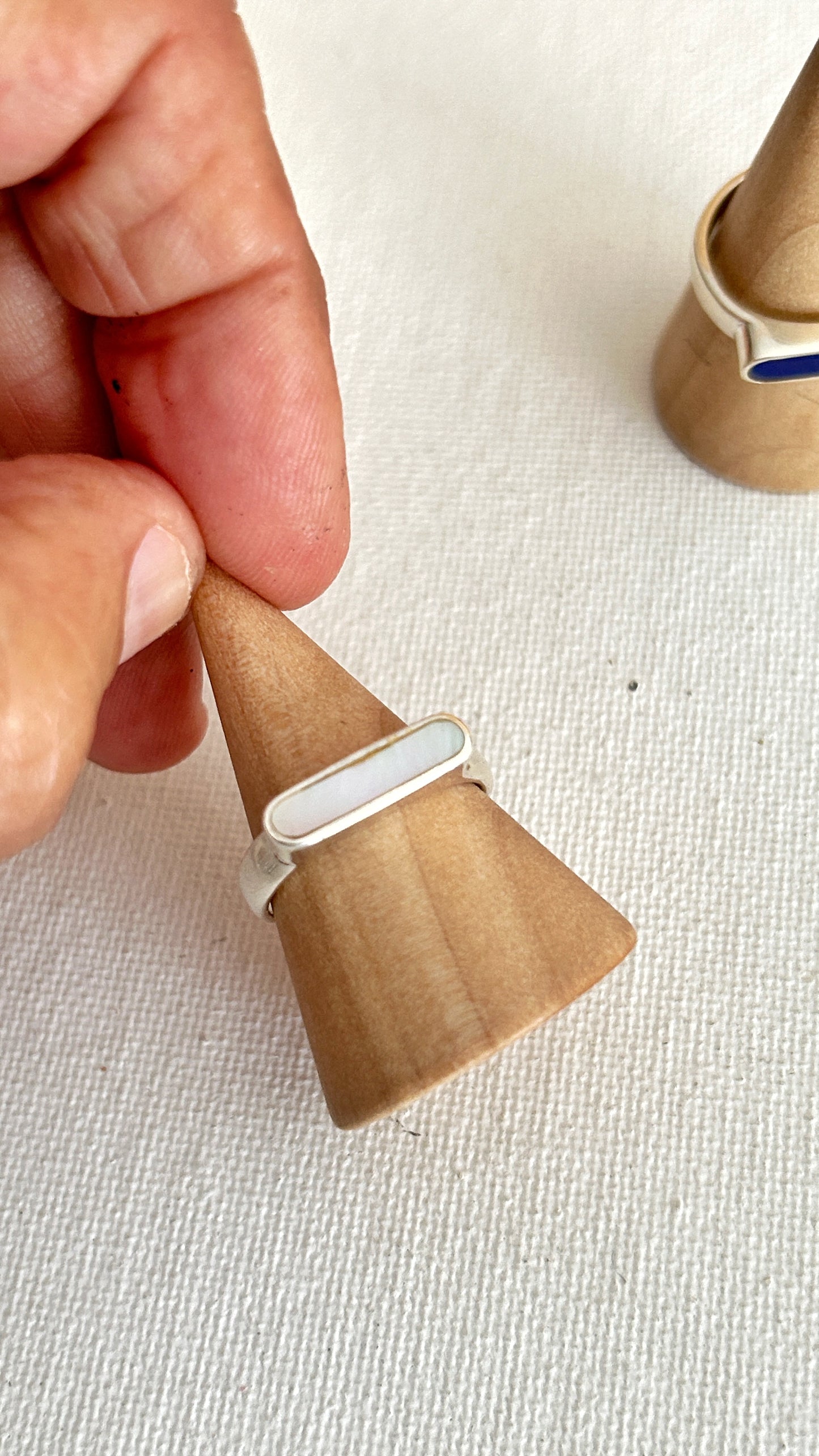 Anillo Barrita Nacar