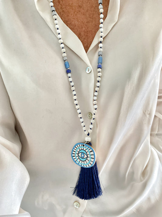 Collar ojo  Griego